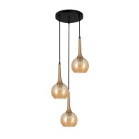 Пендел ITALUX PND-42361-3A-BRO-AMB FAVERA