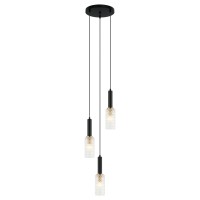 Пендел ITALUX PND-43363-3 BK+BR PEROLA