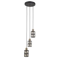 Пендел ITALUX PND-44236-3-BK-GD MENFI