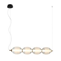 LED пендел ITALUX PND-45372-4-WH-CL RINOT