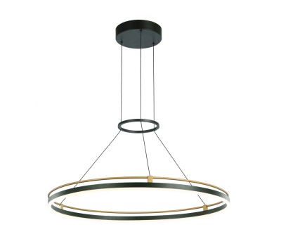 LED пендел ITALUX PND-54638R-28W-3K-BK-GD MERLOT
