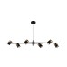 Пендел ITALUX PND-58892-6-BK-BRO ELICE