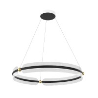 LED пендел ITALUX PND-62738-53W-3K-BK-GD FARIS