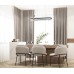 LED пендел ITALUX PND-63728-56W-3K-BK-GD SOPLA