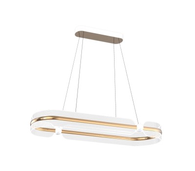 LED пендел ITALUX PND-63728-56W-3K-GD SOPLA