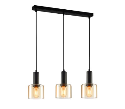 ITALUX PND-65342-3-BK+AMB SANTIA