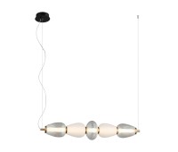 LED пендел ITALUX PND-74937-5-BK GASTEL