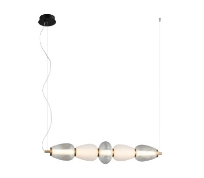 LED пендел ITALUX PND-74937-5-BK GASTEL