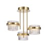 LED пендел ITALUX PND-77362-3-24W-GD TIARA
