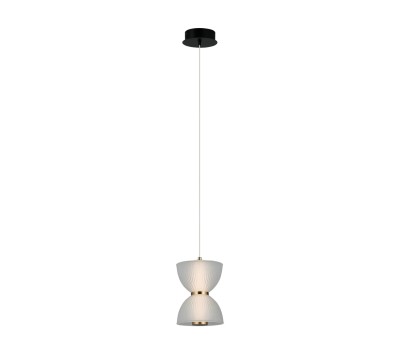 LED пендел ITALUX PND-83949-1-BK TICA