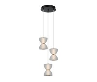 LED пендел ITALUX PND-83949-3-BK TICA