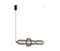 LED пендел ITALUX PND-84283-4-BK MARCO