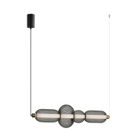 LED пендел ITALUX PND-84283-4-BK MARCO