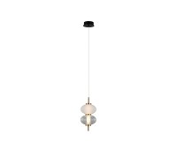LED пендел ITALUX PND-84938-2V-BK TESTA