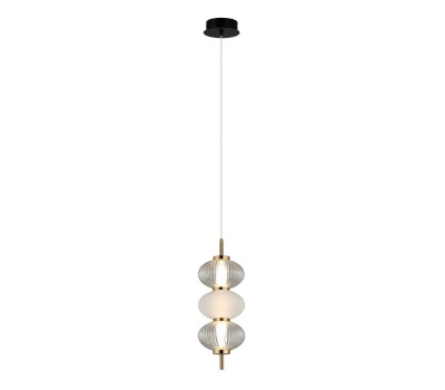 LED пендел ITALUX PND-84938-3-BK TESTA