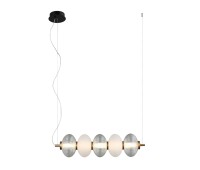 LED пендел ITALUX PND-84938-4-BK TESTA