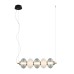 LED пендел ITALUX PND-84938-4-BK TESTA