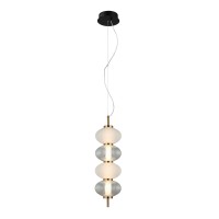 LED пендел ITALUX PND-84938-4V-BK TESTA