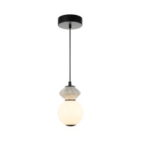 LED пендел ITALUX PND-94921-1A-BK BALOS