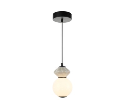 LED пендел ITALUX PND-94921-1A-BK BALOS