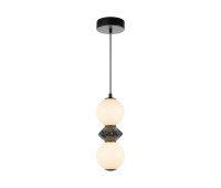 LED пендел ITALUX PND-94921-2A-BK BALOS