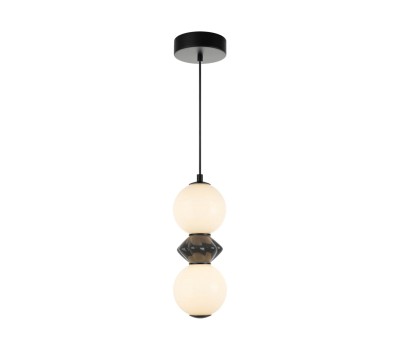 LED пендел ITALUX PND-94921-2A-BK BALOS