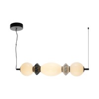 LED пендел ITALUX PND-94921-3A-BK BALOS