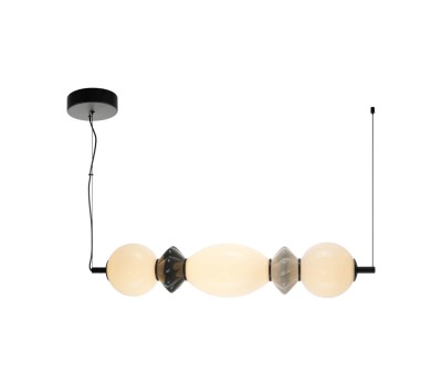 LED пендел ITALUX PND-94921-3A-BK BALOS