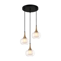 Пендел ITALUX PND-99709-3A-BRO-CL KONILA