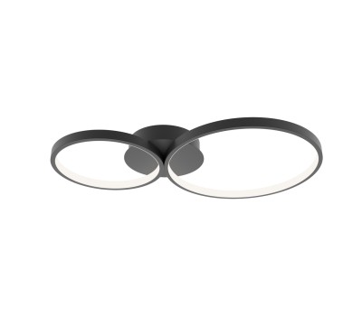 LED плафон ITALUX SPL-20452-2-BK MAVER