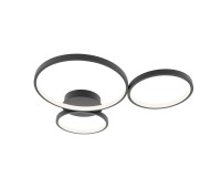 LED плафон ITALUX SPL-20452-3-BK MAVER