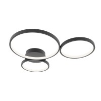 LED плафон ITALUX SPL-20452-3-BK MAVER