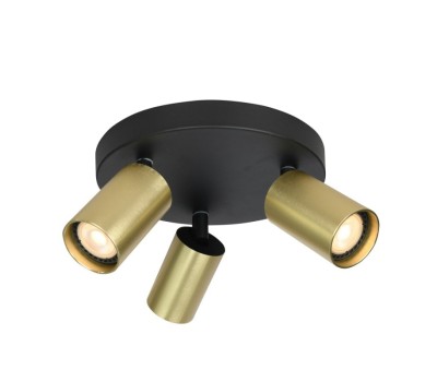 Спот ITALUX SPL-23436-3R-BK-BRSS NESTO
