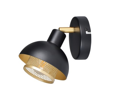 Спот ITALUX SPL-27357-1-BK-GD SAVIO