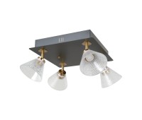 LED спот ITALUX WL-34393-4S-BK-HBR ORELLA