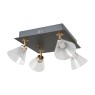 LED спот ITALUX WL-34393-4S-BK-HBR ORELLA