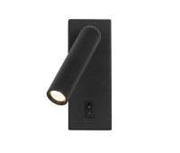 LED аплик с ключ ITALUX WL-46376-1-BK NOVA