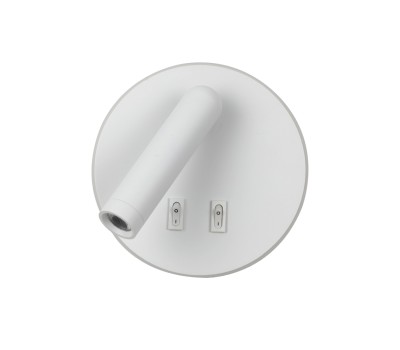 LED аплик с ключ ITALUX WL-53742-1-WH FURLA