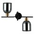 Аплик ITALUX WL-66892-2A-BK-SG SERVIO