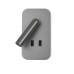 LED аплик с ключ ITALUX WL-83957-1-GR DORIA