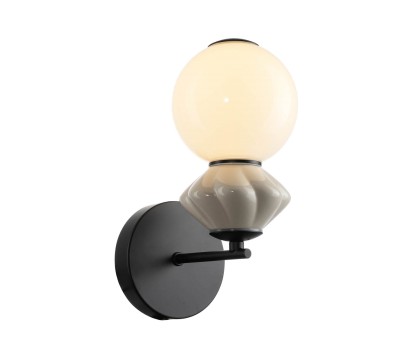 LED аплик ITALUX WL-94921-1A-BK BALOS