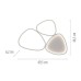 LED плафон JUST LIGHT 14049-16 PEBBLES