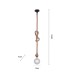 JUST LIGHT 15481-18 ROPE