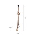 JUST LIGHT 15482-18 ROPE