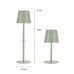 LED градинска настолна лампа JUST LIGHT 19250-43 EURIA