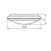 LED фасаден плафон с датчик за движение Kanlux 19062 Daba N LED SMD DL-16W