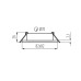 Kanlux 22435 Dalla WHITE CT-DTL-W