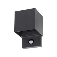 LED фасаден аплик с датчик за движение Kanlux 28994 Reka PIR LED EL 7W-L-GR