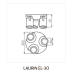 KANLUX 29127 LAURIN EL-3O B