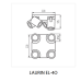 KANLUX 29128 LAURIN EL-4O W